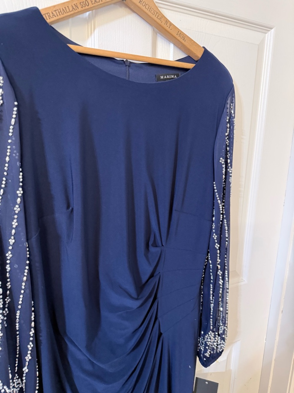 NWT Marina Dress Blue Midi Dress 16W